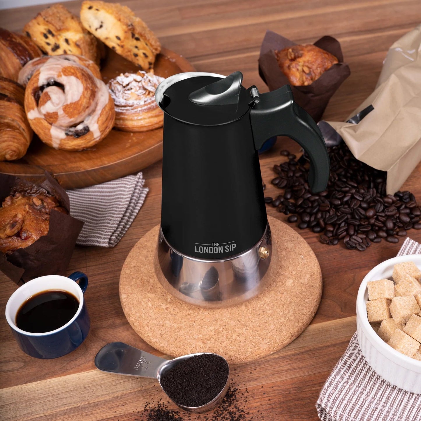 London Sip® Stovetop Espresso Maker