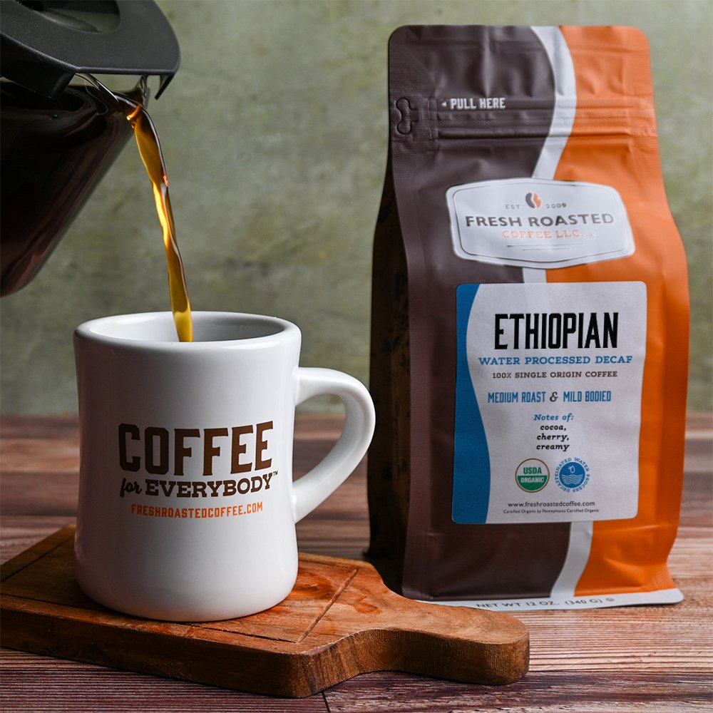 Organic Ethiopian Water-Processed Decaf - Roasted Coffee
