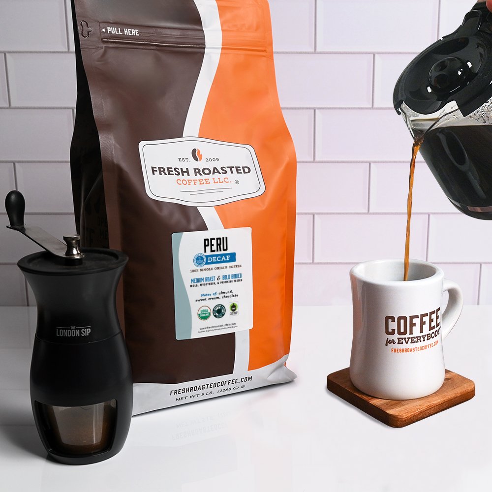 Organic Peru Water-Processed Decaf - Roasted Coffee