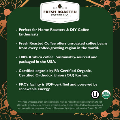 Organic Timor - Unroasted Coffee