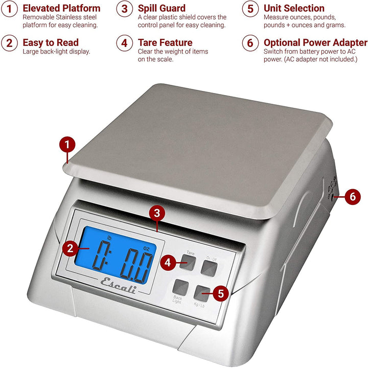Escali® Alimento Ultra-Accurate Scale