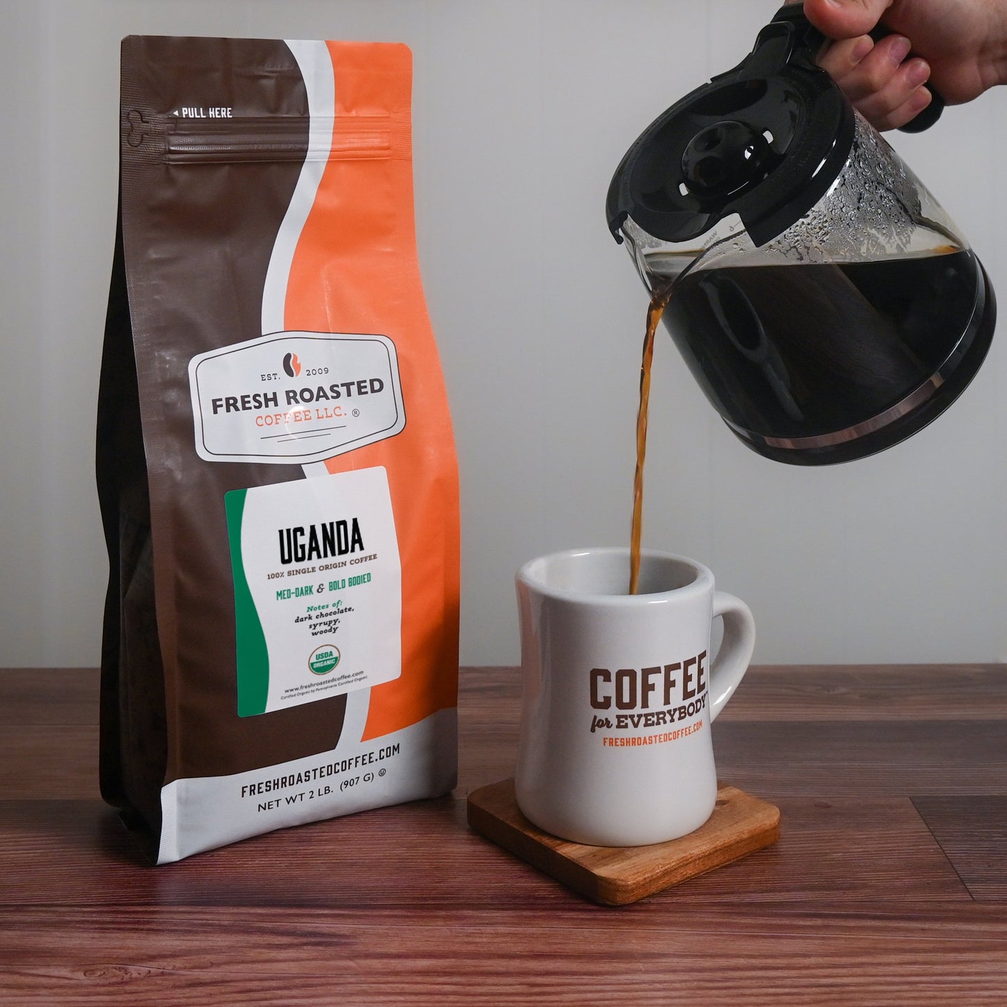 Organic Uganda Bugisu - Roasted Coffee