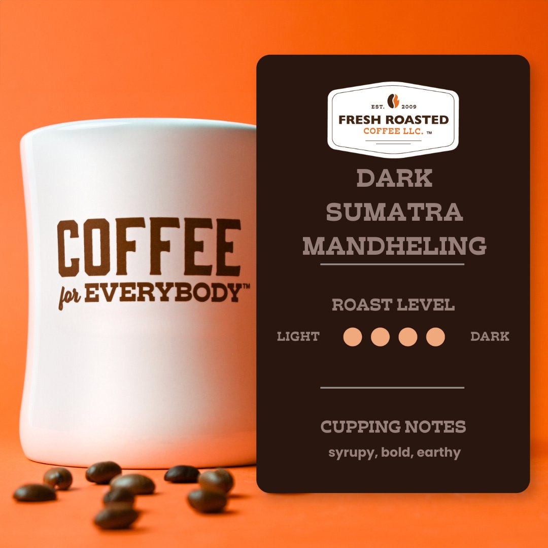 Dark Sumatra Mandheling - Roasted Coffee