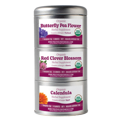 Organic Positively Botanical Tin Trio - Hey Gorgeous