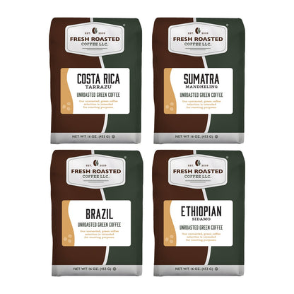Unroasted Adventurer Sampler - Home Roaster's Starter Kit