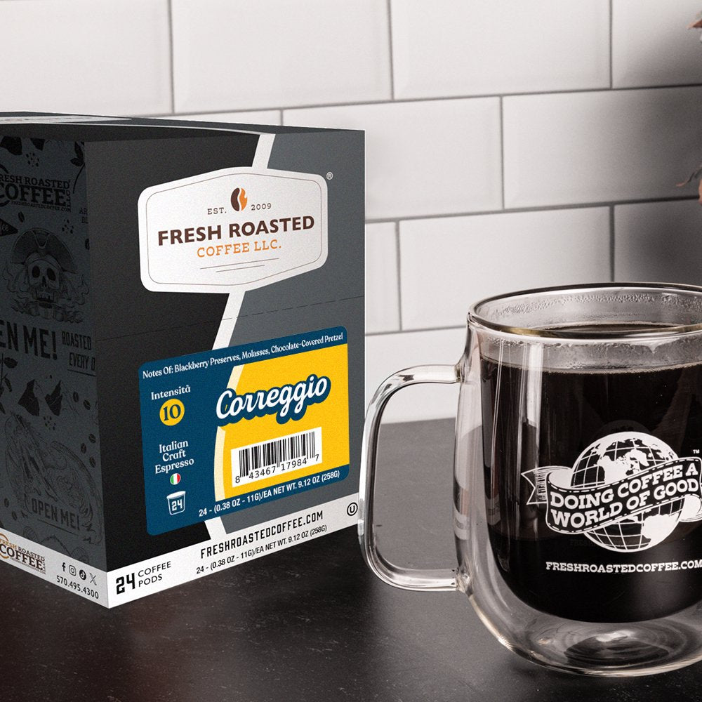 Correggio Italian Craft Coffee - Classic Coffee Pods