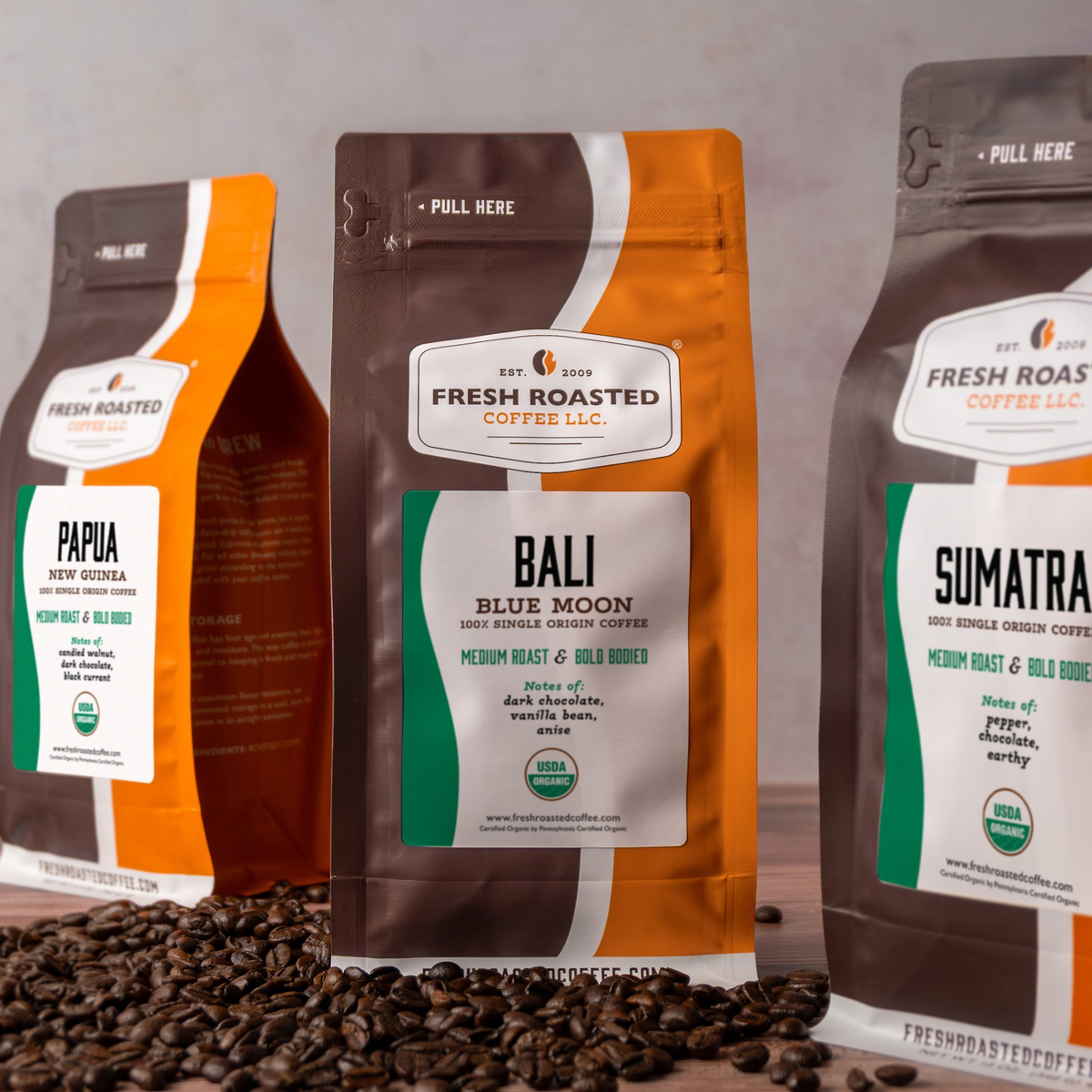 Island Hopping in the South Pacific - Organic Roasted Coffee Bundle