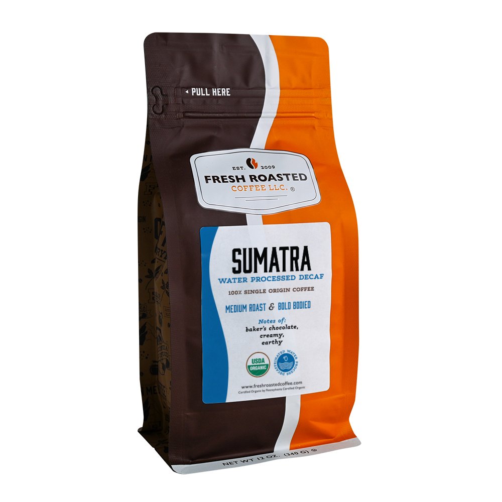 Organic Sumatra Water-Processed Decaf - Roasted Coffee