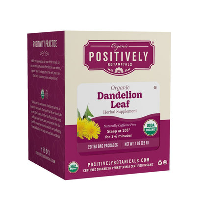 Organic Dandelion Leaf - Botanical Tea Bags