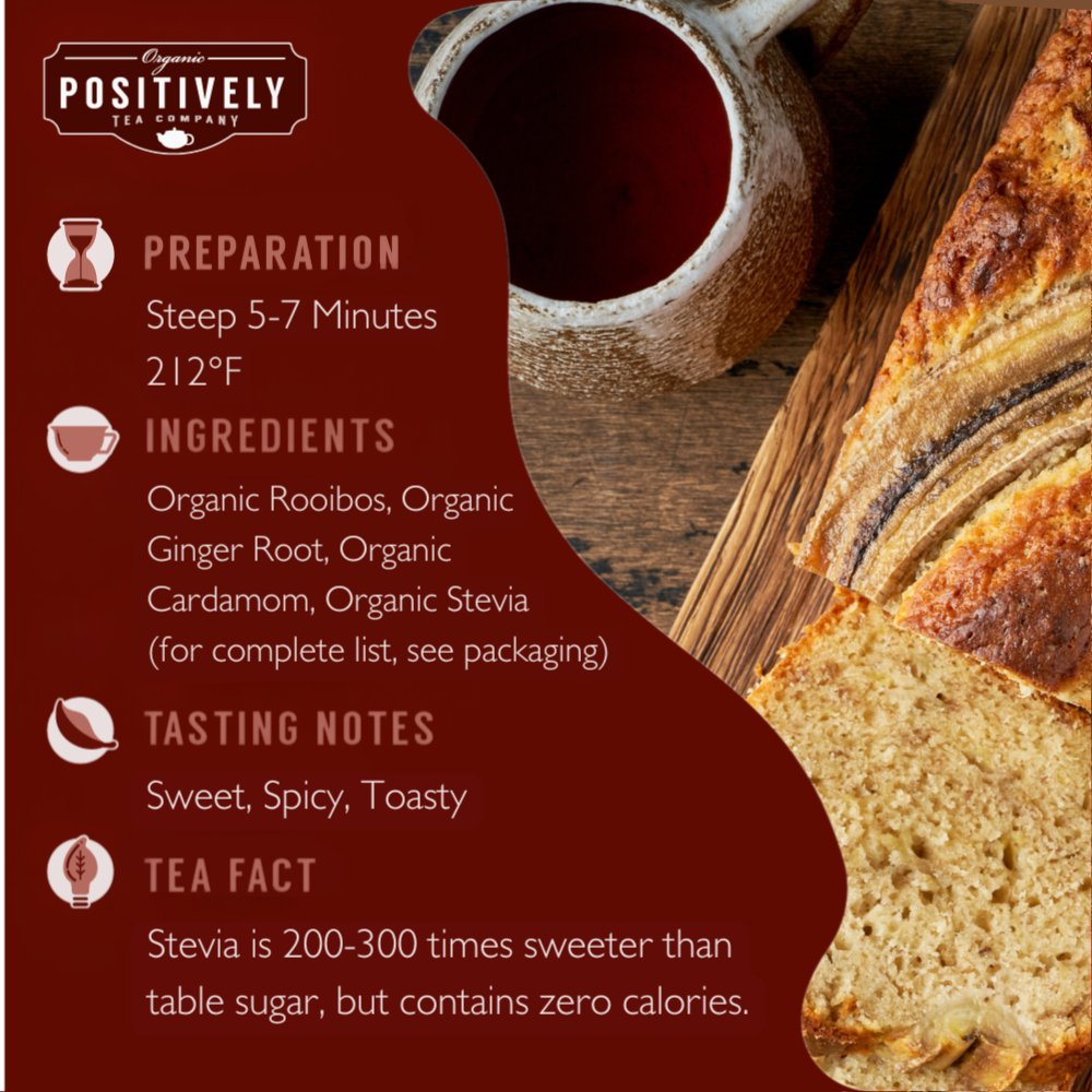 Organic Banana Bread Chai Rooibos - Loose Leaf Tea