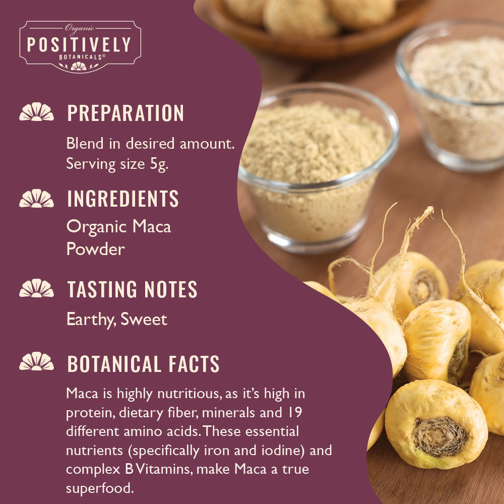 Organic Maca - Botanical Powder