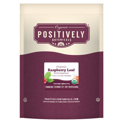 Organic Raspberry Leaf - Loose Leaf Botanical