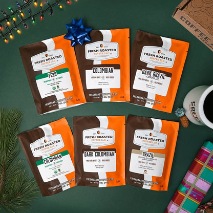 Fresh Roasted Six Pack Sampler - South American Coffee