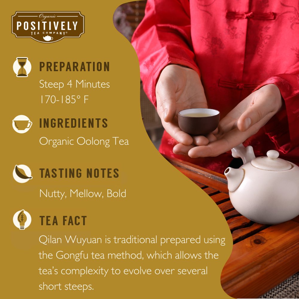 Organic Qilan Wuyuan Oolong - Loose Leaf Tea