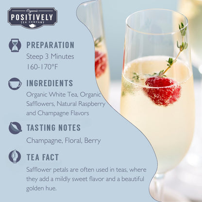 Organic White Champagne Raspberry - Loose Leaf Tea