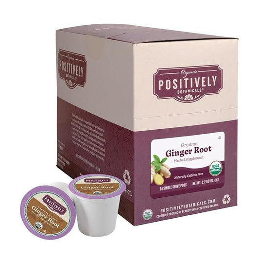 Organic Ginger Root - Botanical Tea Pods