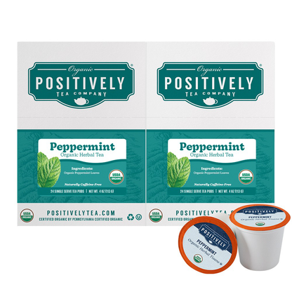 Organic Peppermint Leaf Herbal - Classic Tea Pods