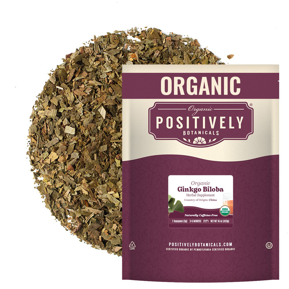 Organic Ginkgo Biloba - Loose Leaf Botanical