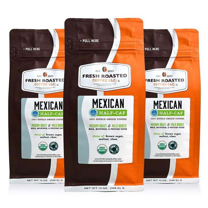 Organic Mexican Water-Processed Half Caf - Roasted Coffee