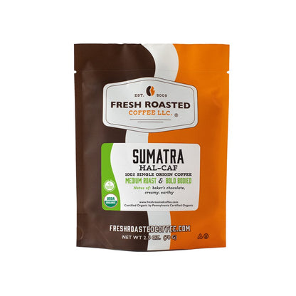 Organic Sumatra Water-Processed Half Caf - Roasted Coffee