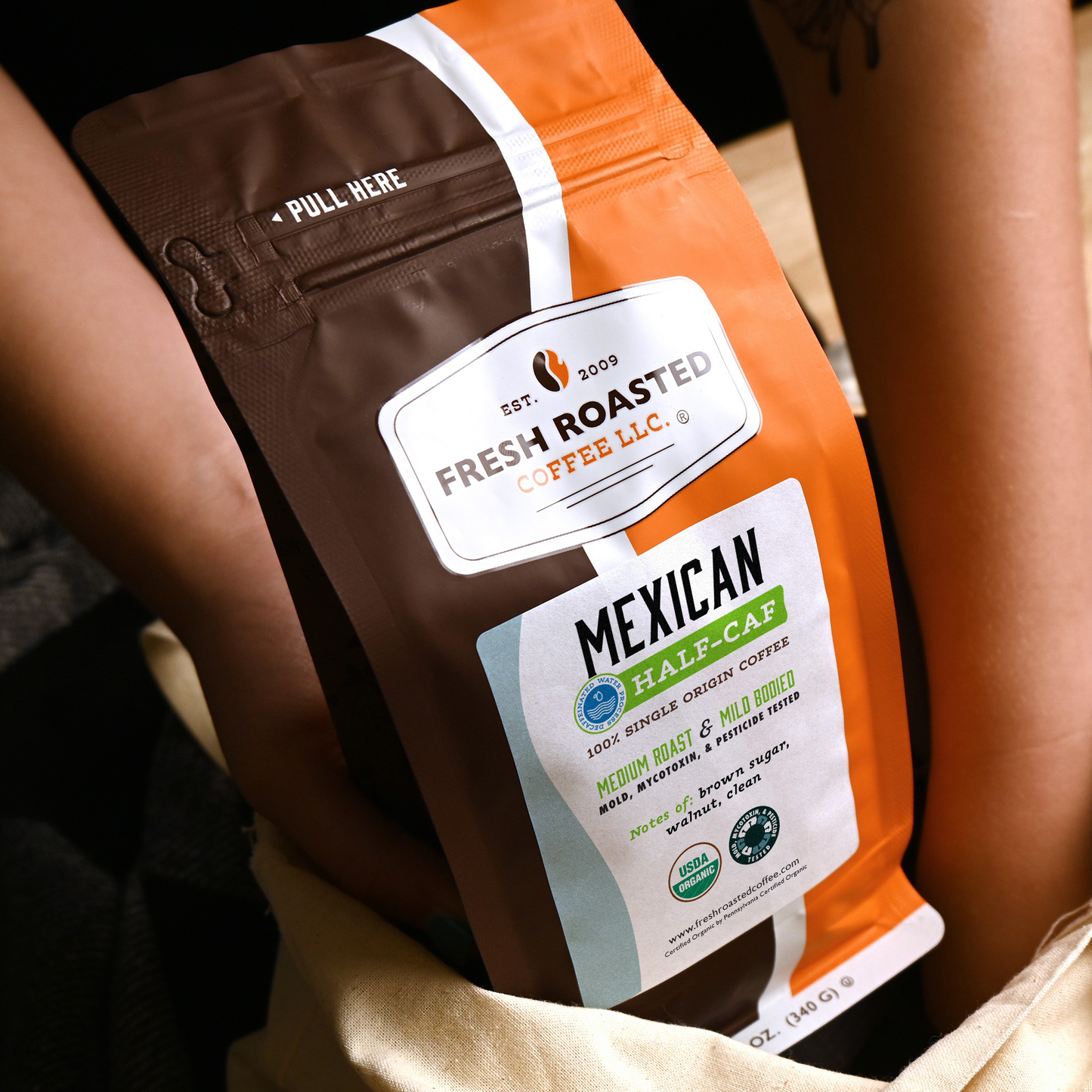 Organic Mexican Water-Processed Half Caf - Roasted Coffee