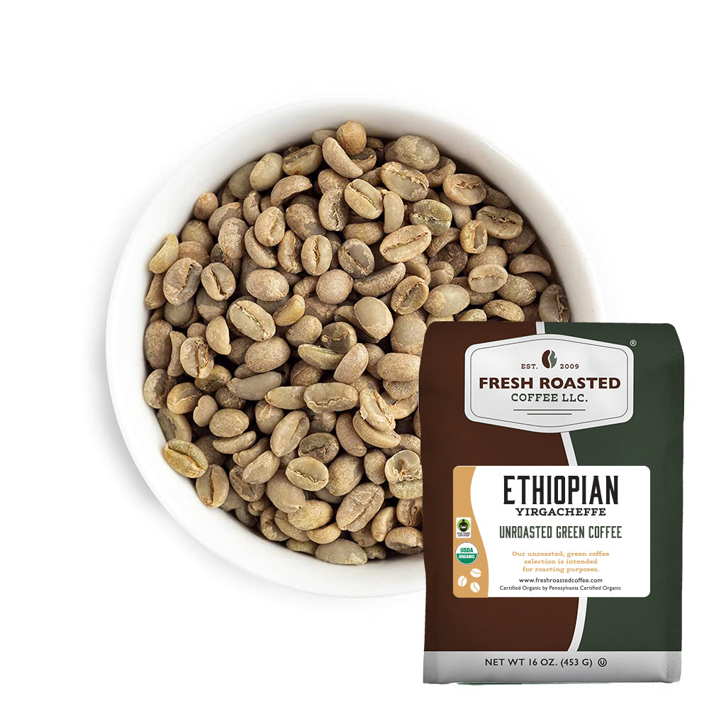 Organic Ethiopian Yirgacheffe - Unroasted Coffee