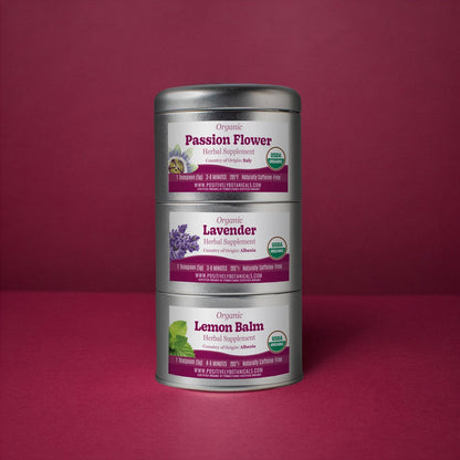 Organic Positively Botanical Tin Trio - Positively Relaxed