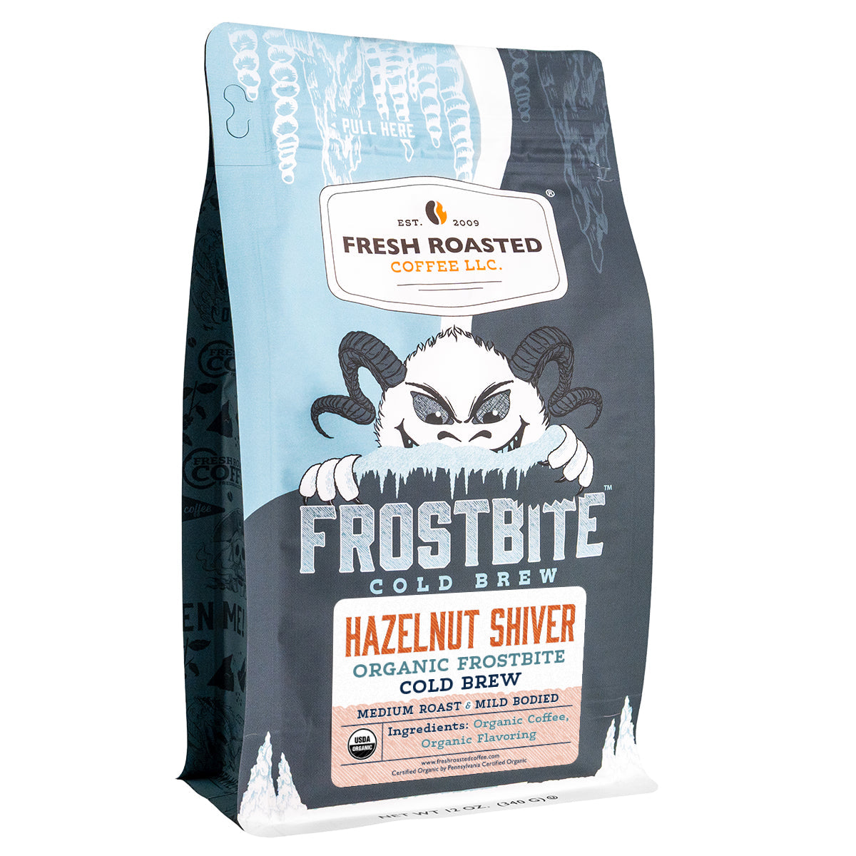 Organic Frostbite Flavored Cold Brew - Hazelnut Shiver