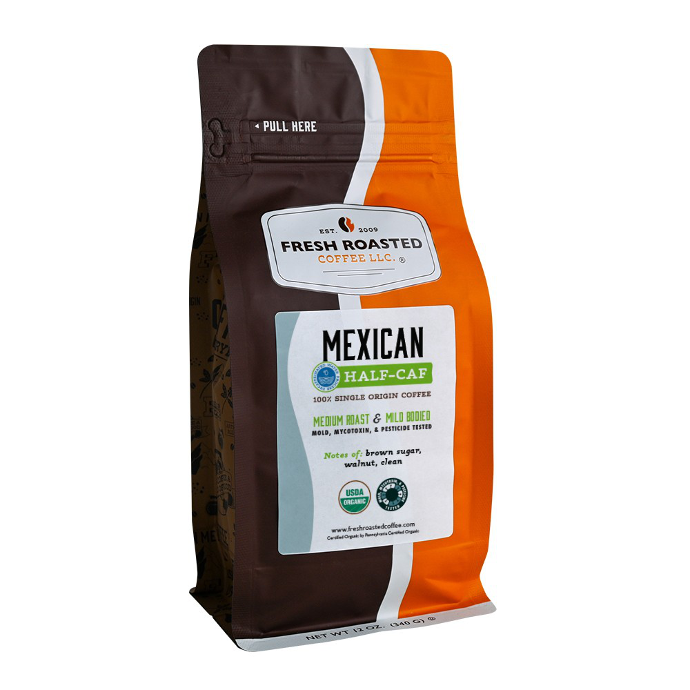 Organic Mexican Water-Processed Half Caf - Roasted Coffee