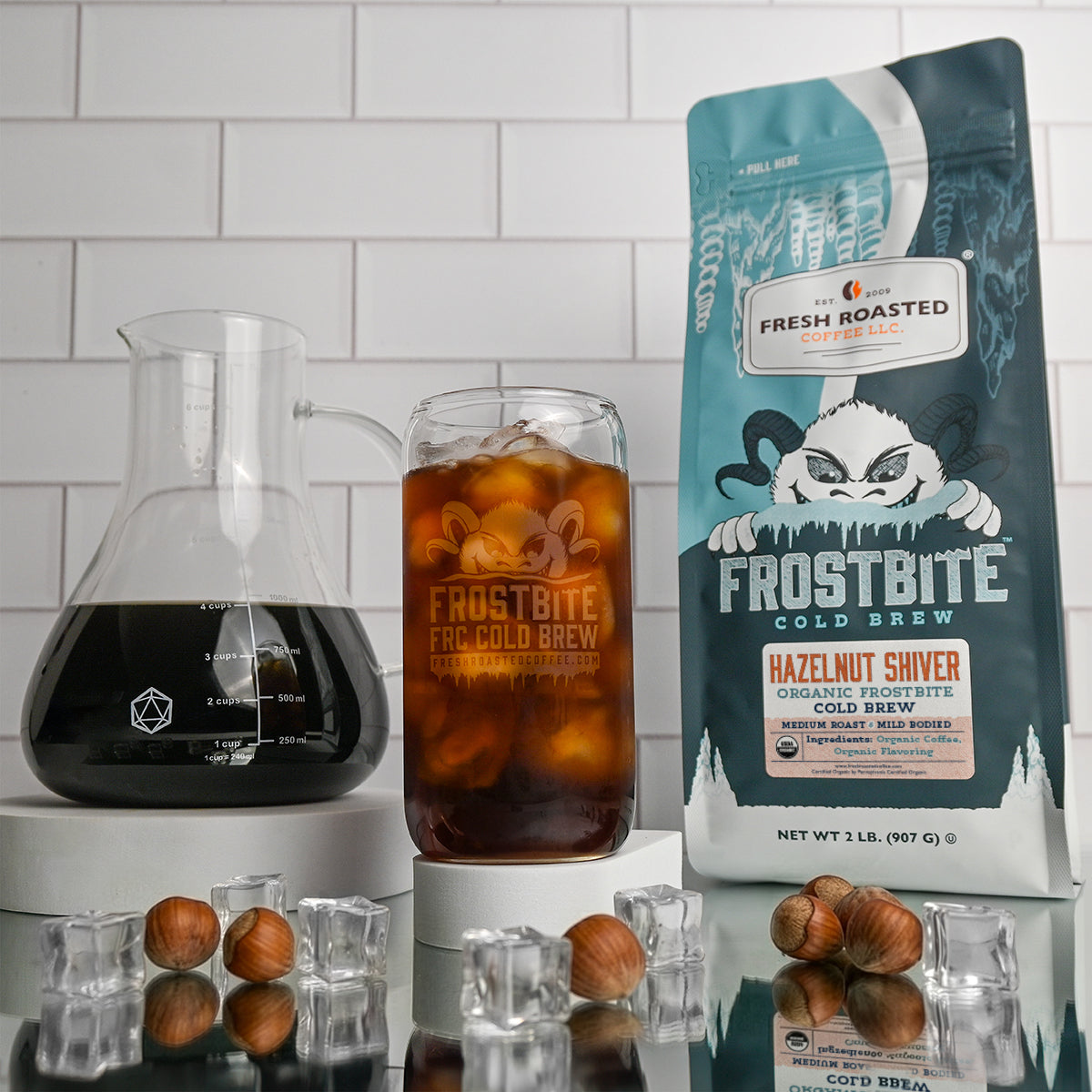 Organic Frostbite Flavored Cold Brew - Hazelnut Shiver