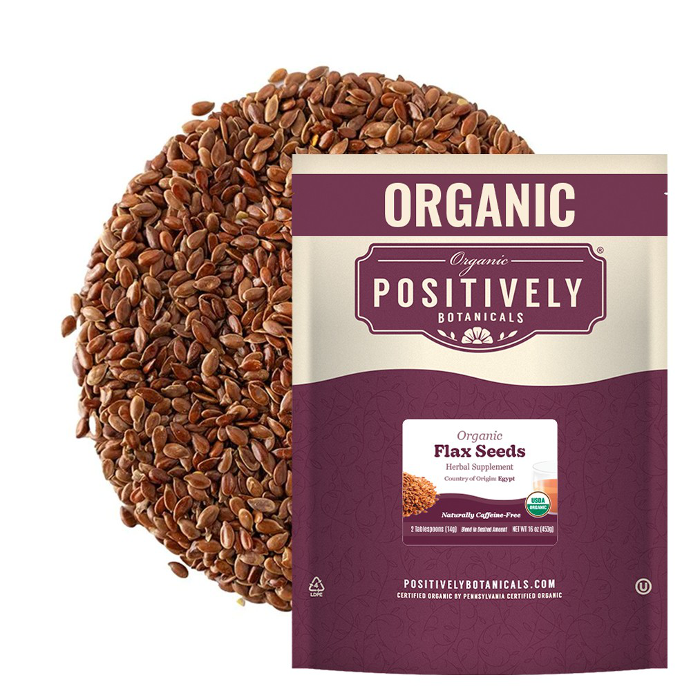 Organic Flax Seeds - Loose Leaf Botanical