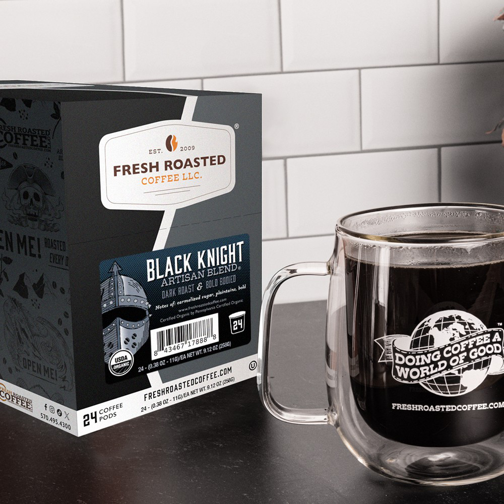 Organic Black Knight - Classic Coffee Pods