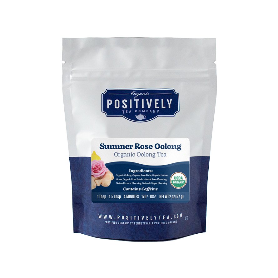 Organic Summer Rose Oolong - Loose Leaf Tea