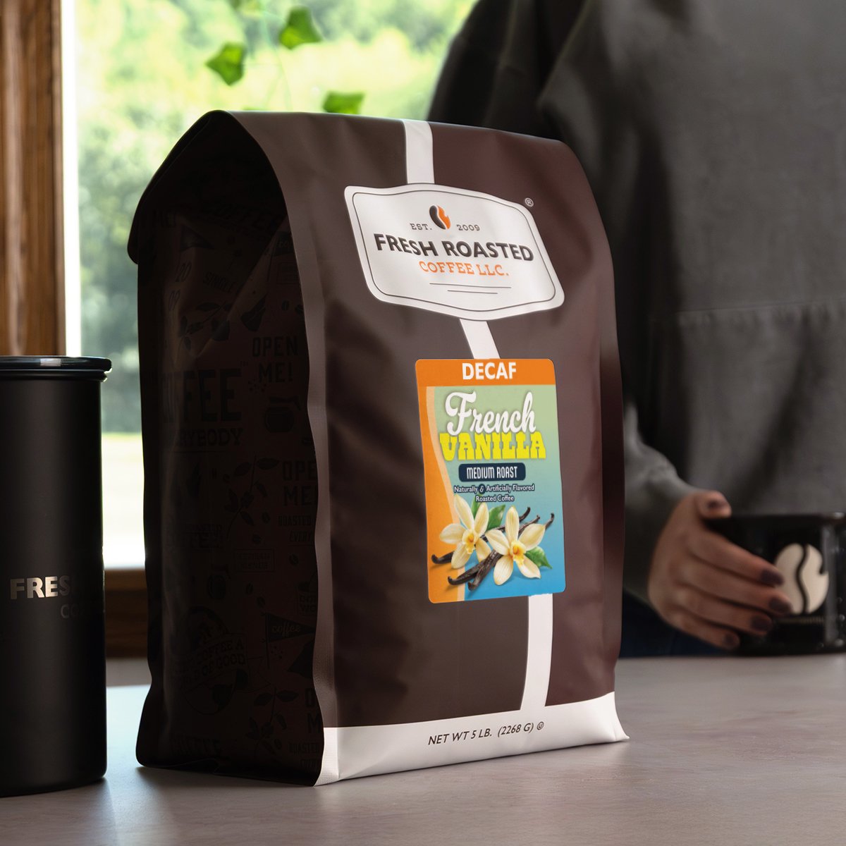 Decaf French Vanilla - Flavored Roasted Coffee
