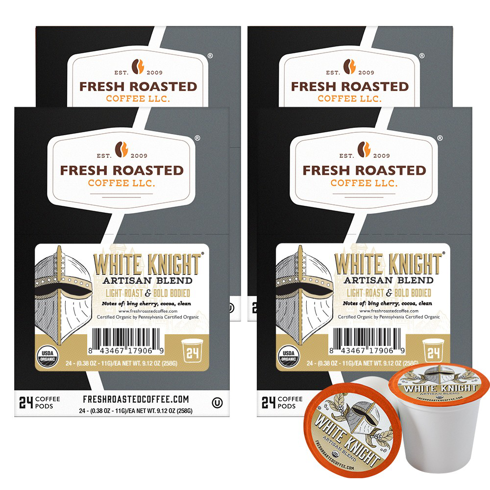 Organic White Knight - Classic Coffee Pods