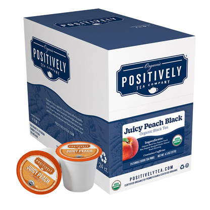 Organic Juicy Peach Black - Classic Tea Pods