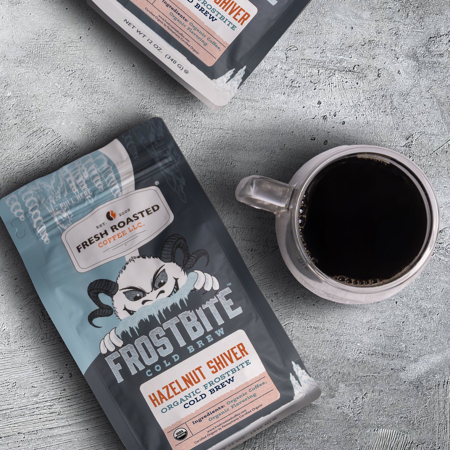 Organic Frostbite Flavored Cold Brew - Hazelnut Shiver