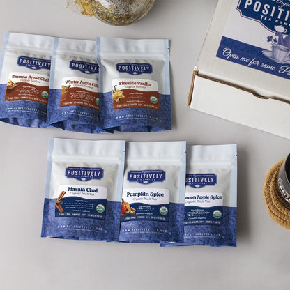 Organic Positively Tea Sampler - Winter Warmers Mini-Flight