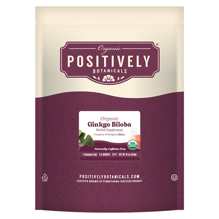 Organic Ginkgo Biloba - Loose Leaf Botanical