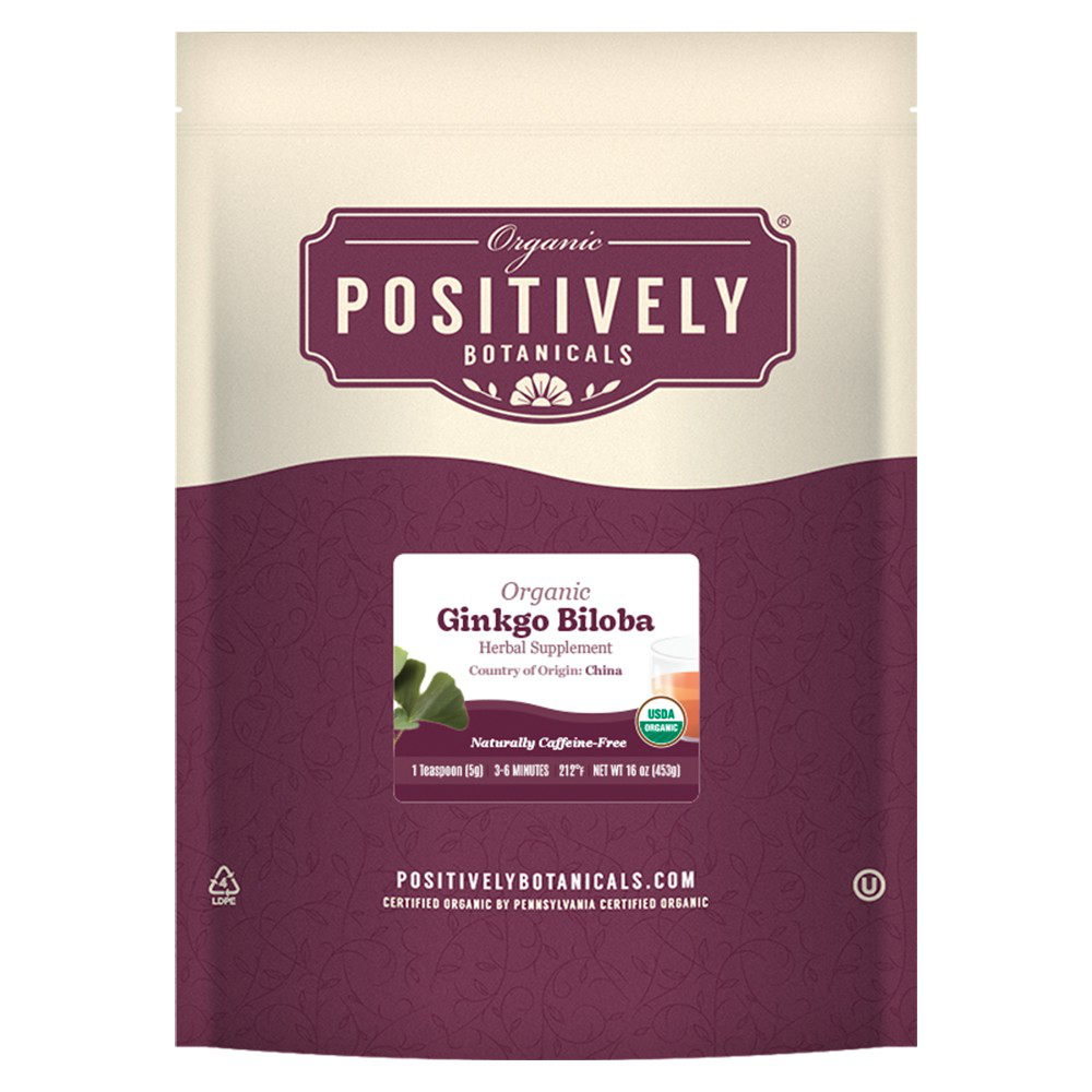 Organic Ginkgo Biloba - Loose Leaf Botanical