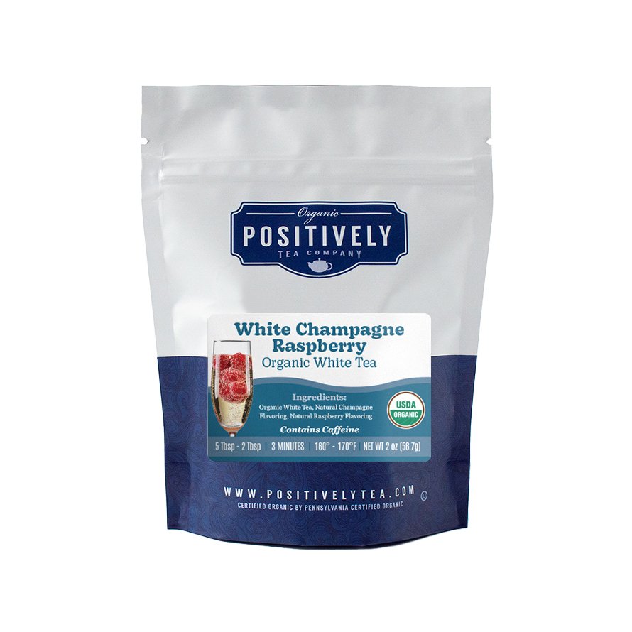 Organic White Champagne Raspberry - Loose Leaf Tea