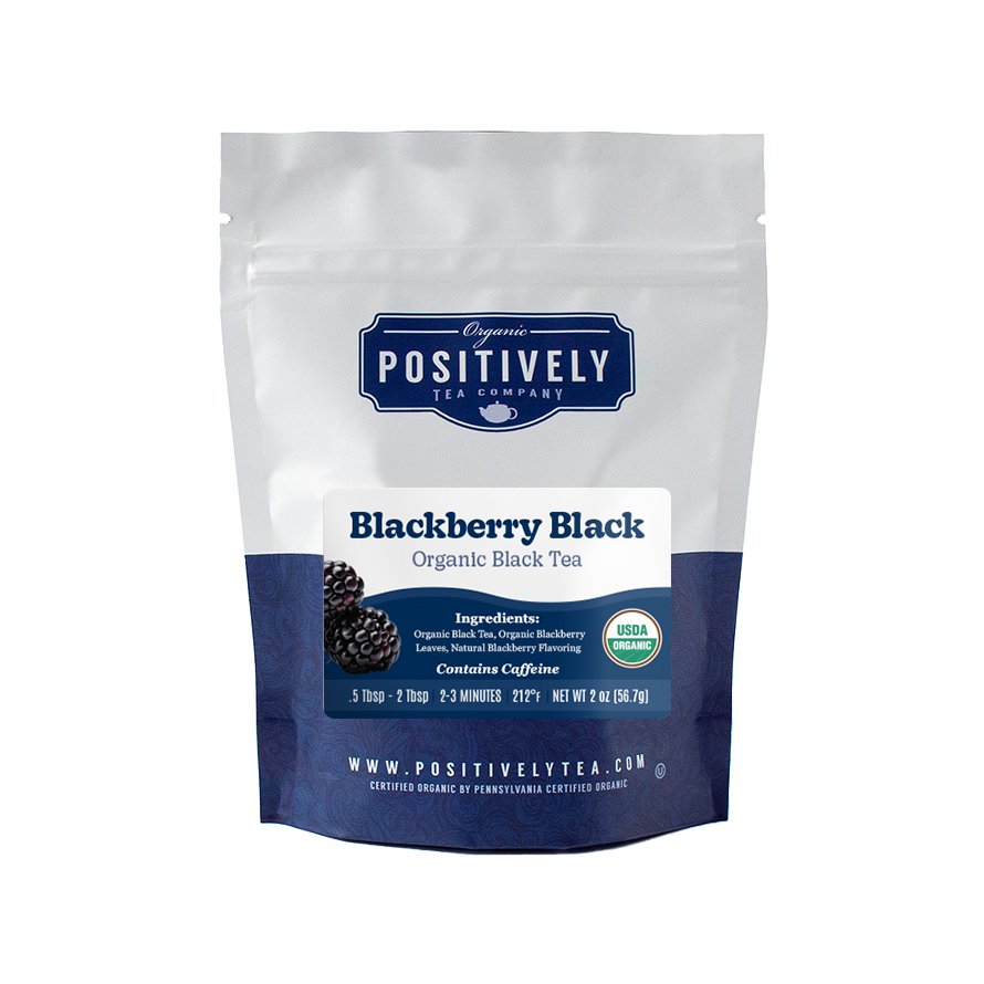 Organic Blackberry Black - Loose Leaf Tea