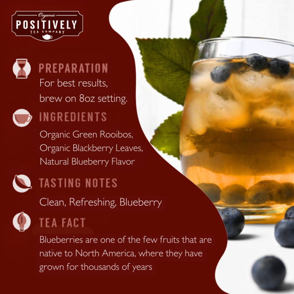 Organic Blueberry Bliss Rooibos - Classic Tea Pods