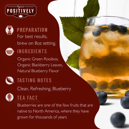 Organic Blueberry Bliss Rooibos - Classic Tea Pods