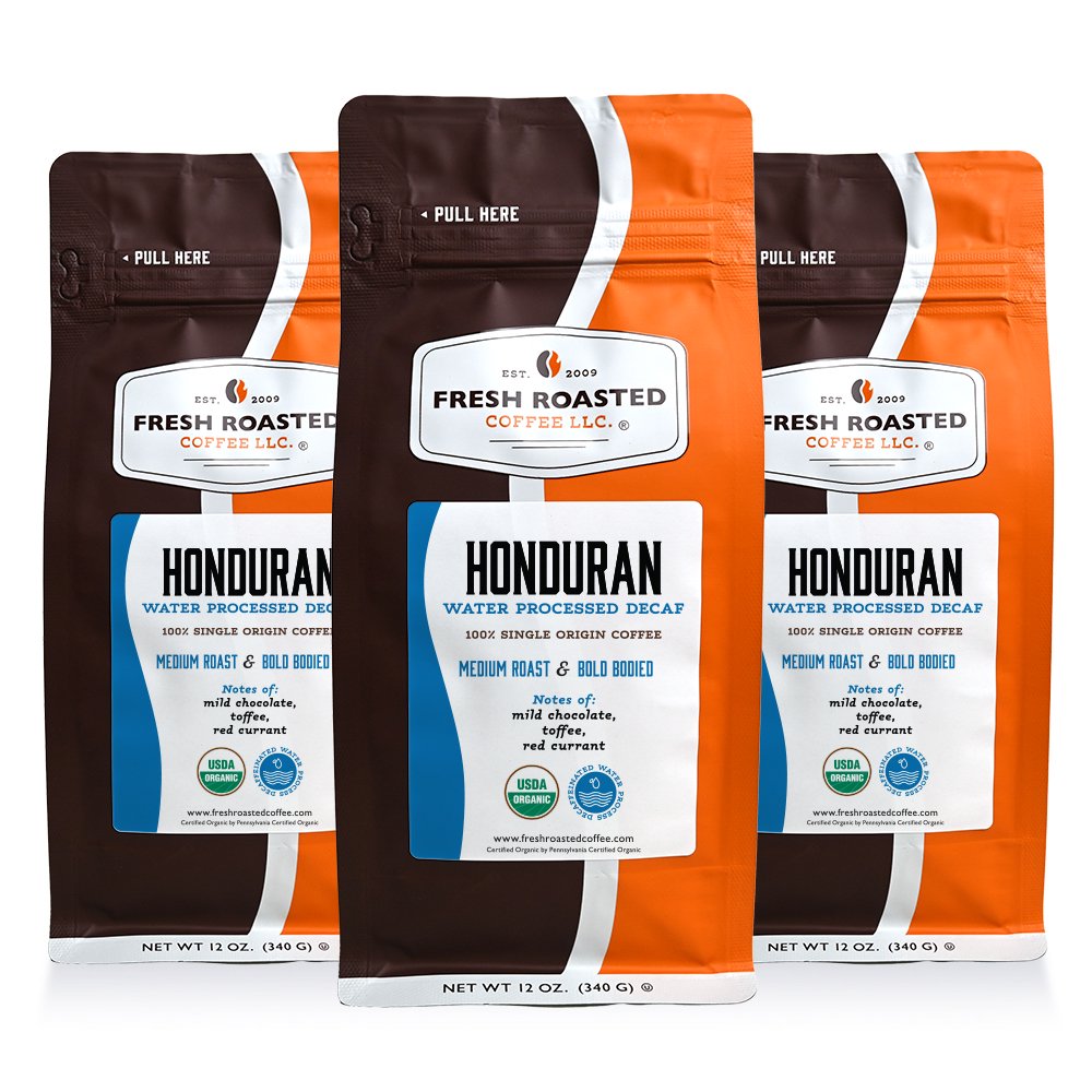 Organic Honduran Water-Processed Decaf - Roasted Coffee