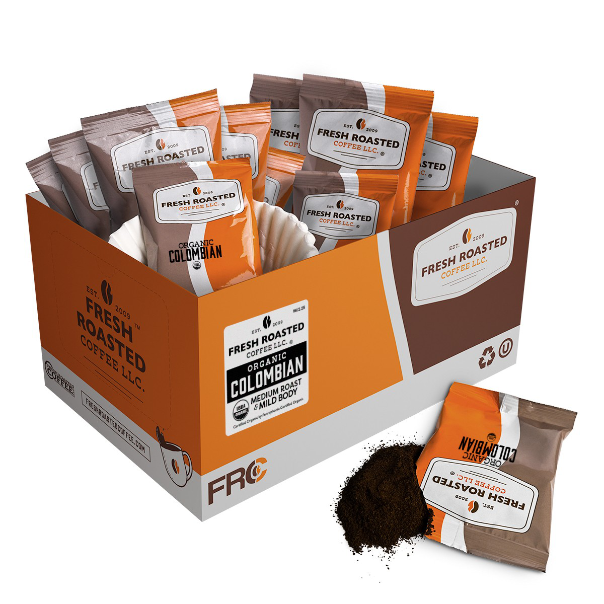 Organic Colombian, 2.25 oz - Coffee Portion Packs
