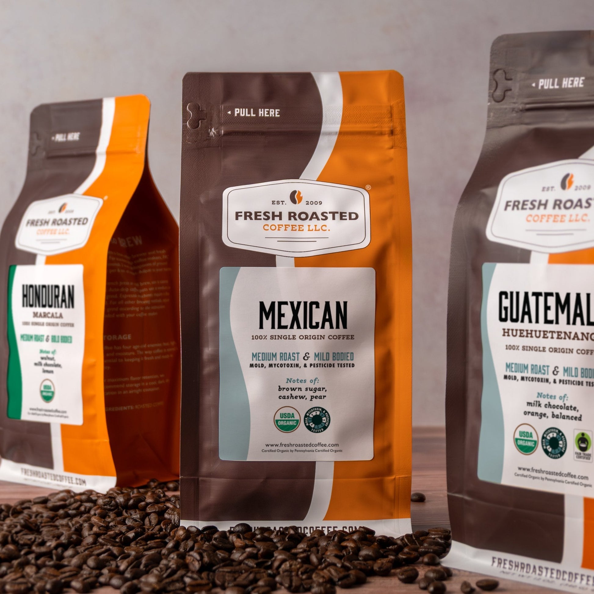 Mesoamerican Trio - Organic Roasted Coffee Bundle