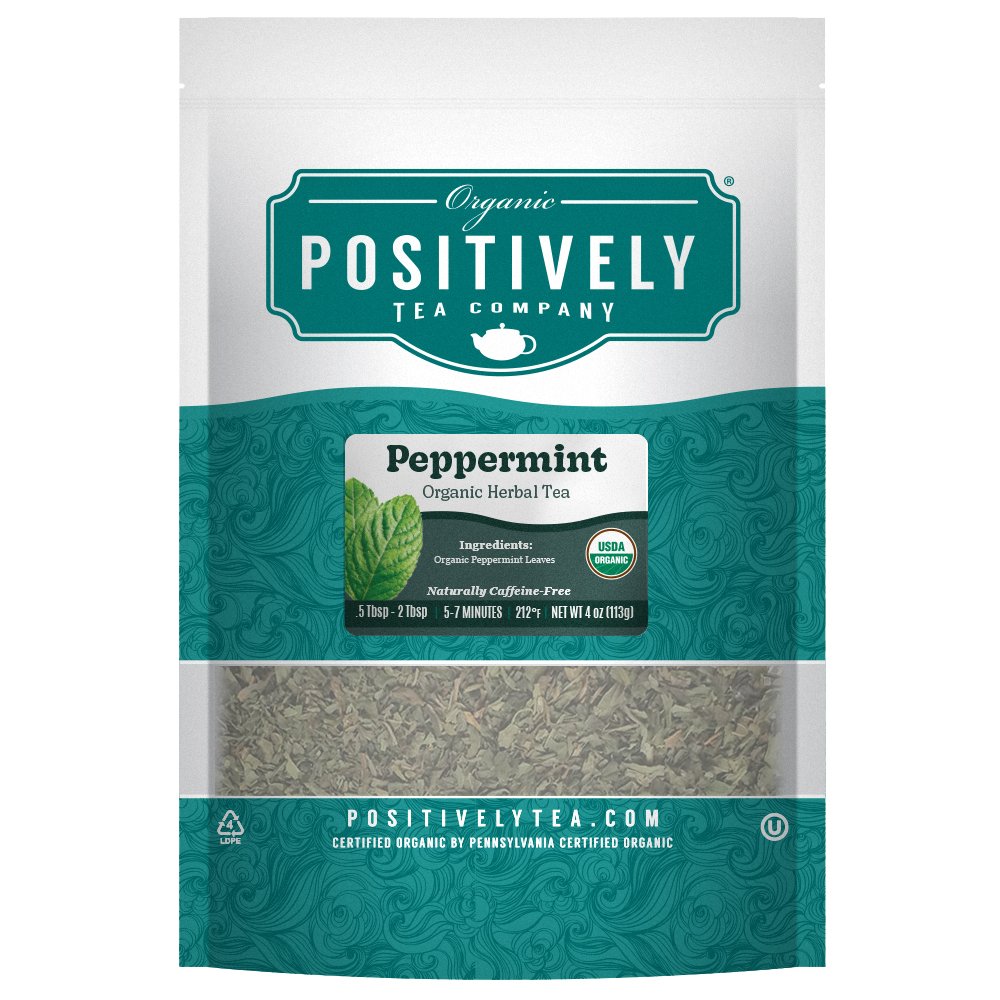 Organic Peppermint Leaf Herbal - Loose Leaf Tisane