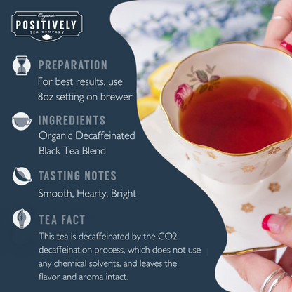 Organic Decaf English Breakfast - Classic Tea Pods