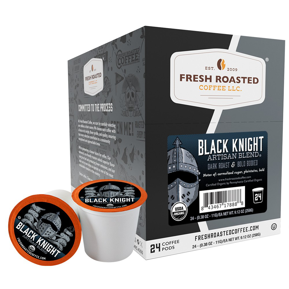 Organic Black Knight - Classic Coffee Pods